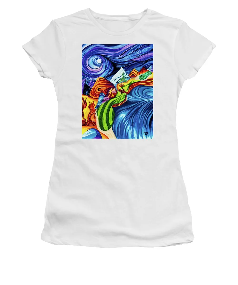 Abstract Golf Hole - Women's T-Shirt