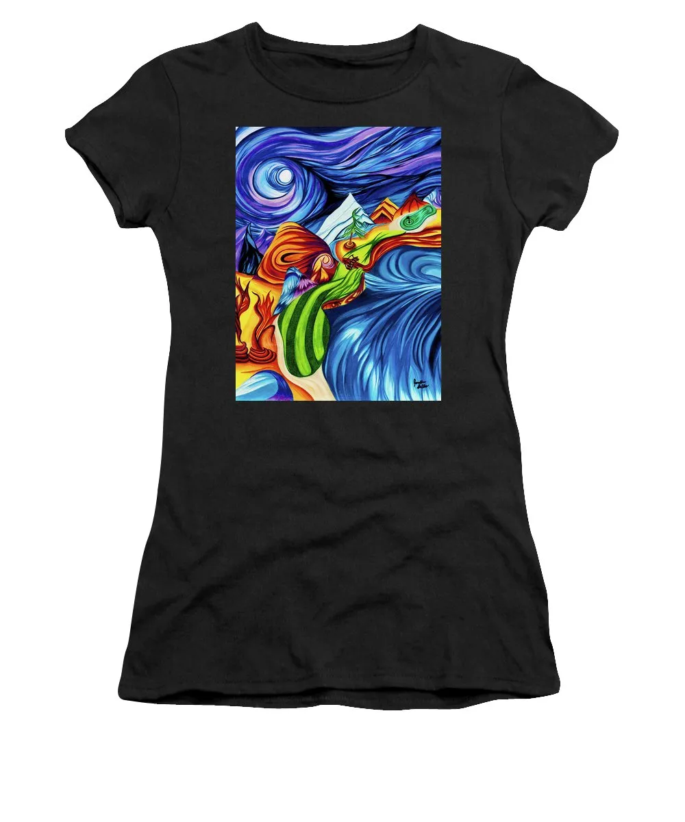 Abstract Golf Hole - Women's T-Shirt