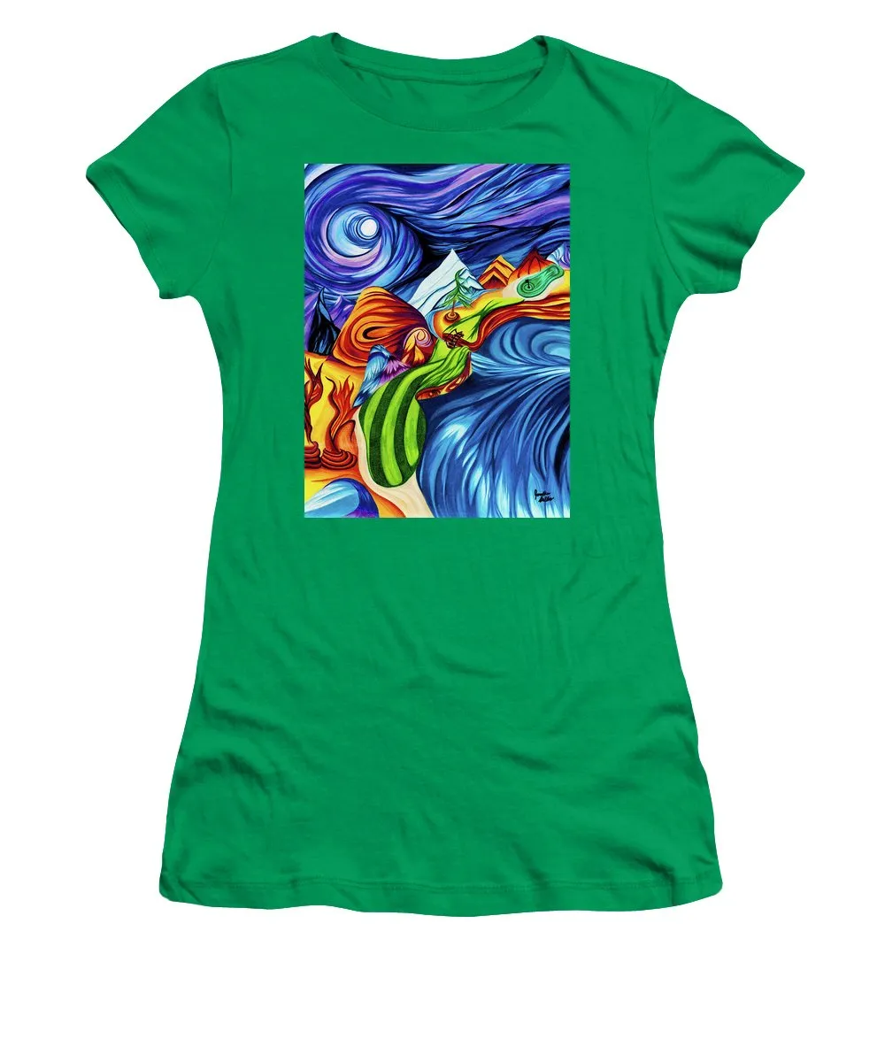 Abstract Golf Hole - Women's T-Shirt