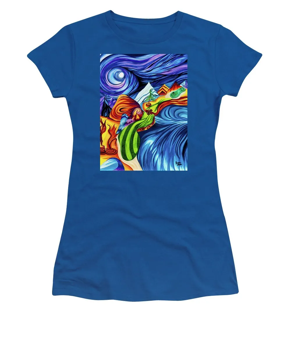 Abstract Golf Hole - Women's T-Shirt