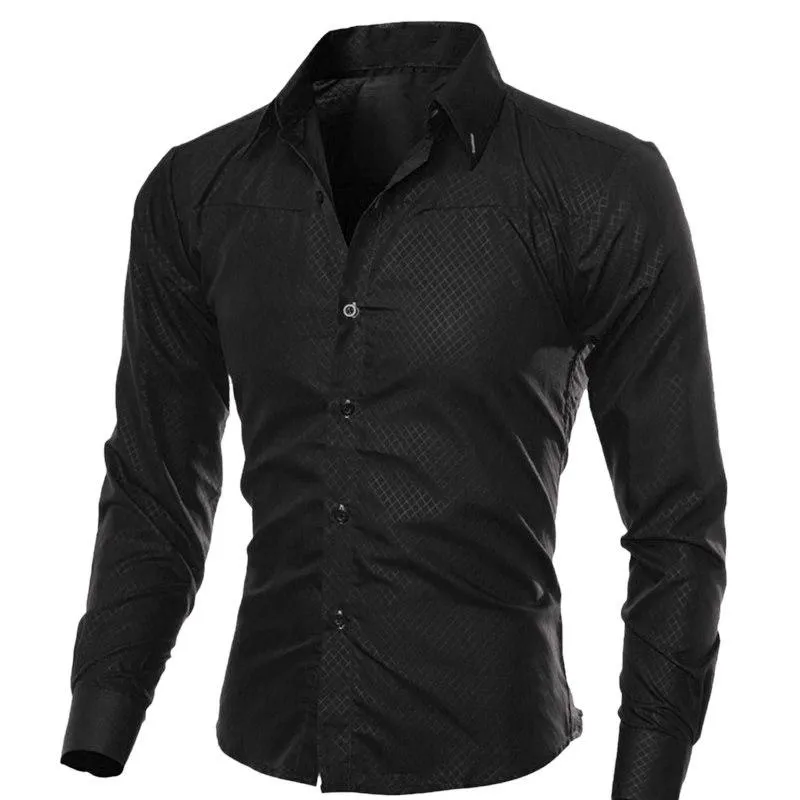 Angelo Ricci™ Brand Soft Solid Dress Shirt