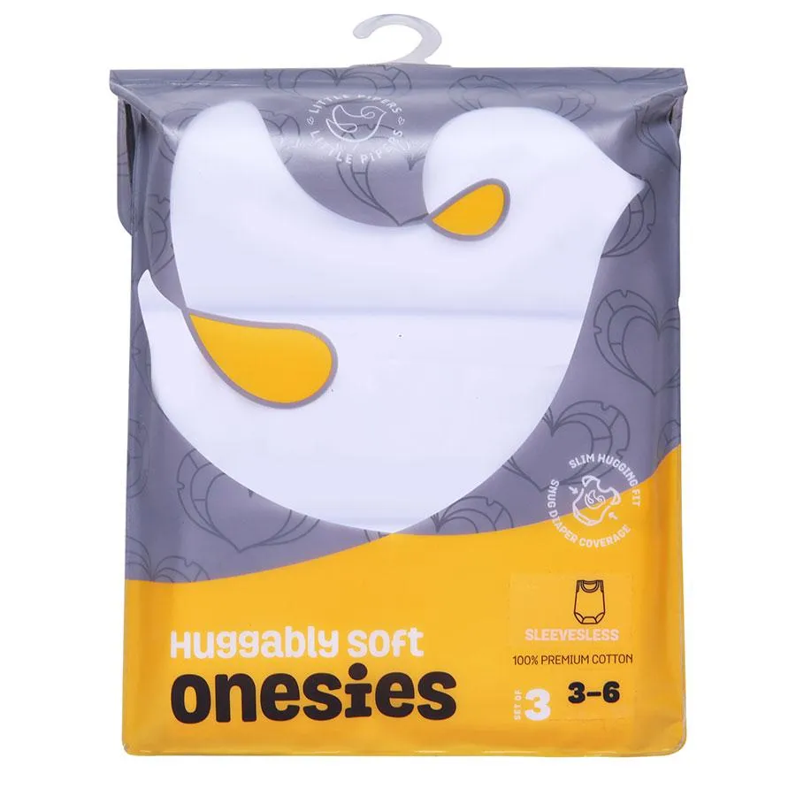 Babies Little Pipers Sleeveless Undershirts - 3 Pk.