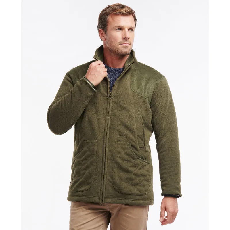 Barbour Dunmoor Waterproof Mens Fleece Jacket - Olive