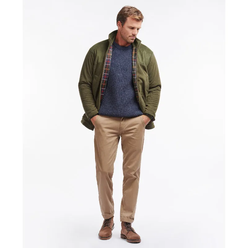 Barbour Dunmoor Waterproof Mens Fleece Jacket - Olive