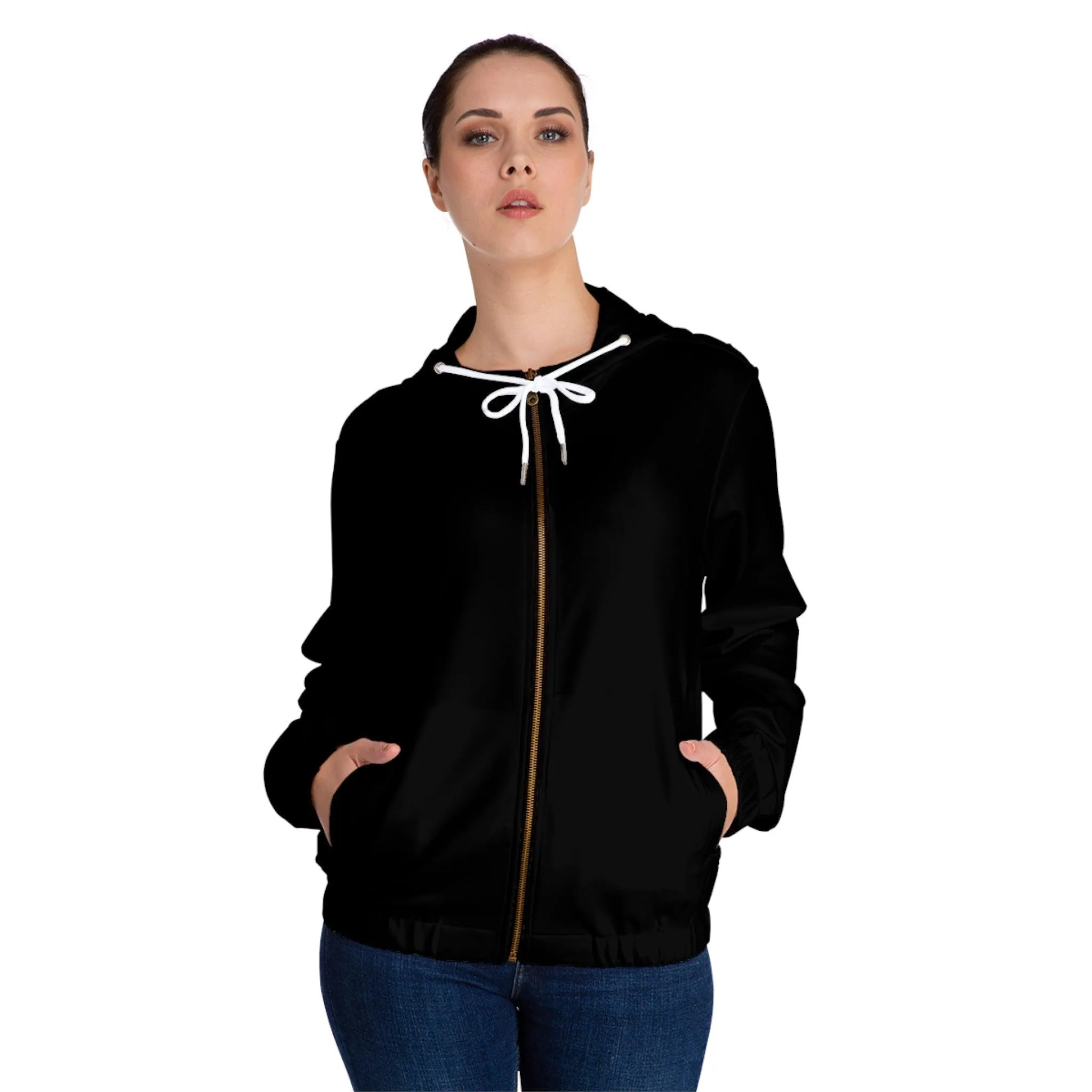 Black Women’s Full-Zip Hoodie