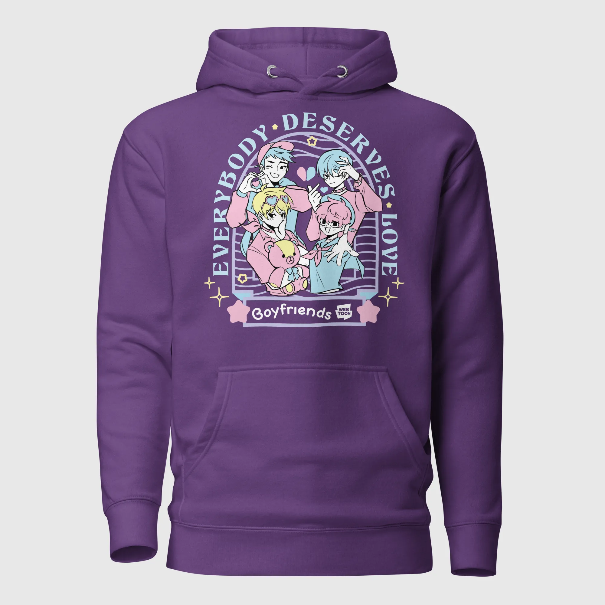 BOYFRIENDS. - EVERYBODY DESERVES LOVE UNISEX HOODIE