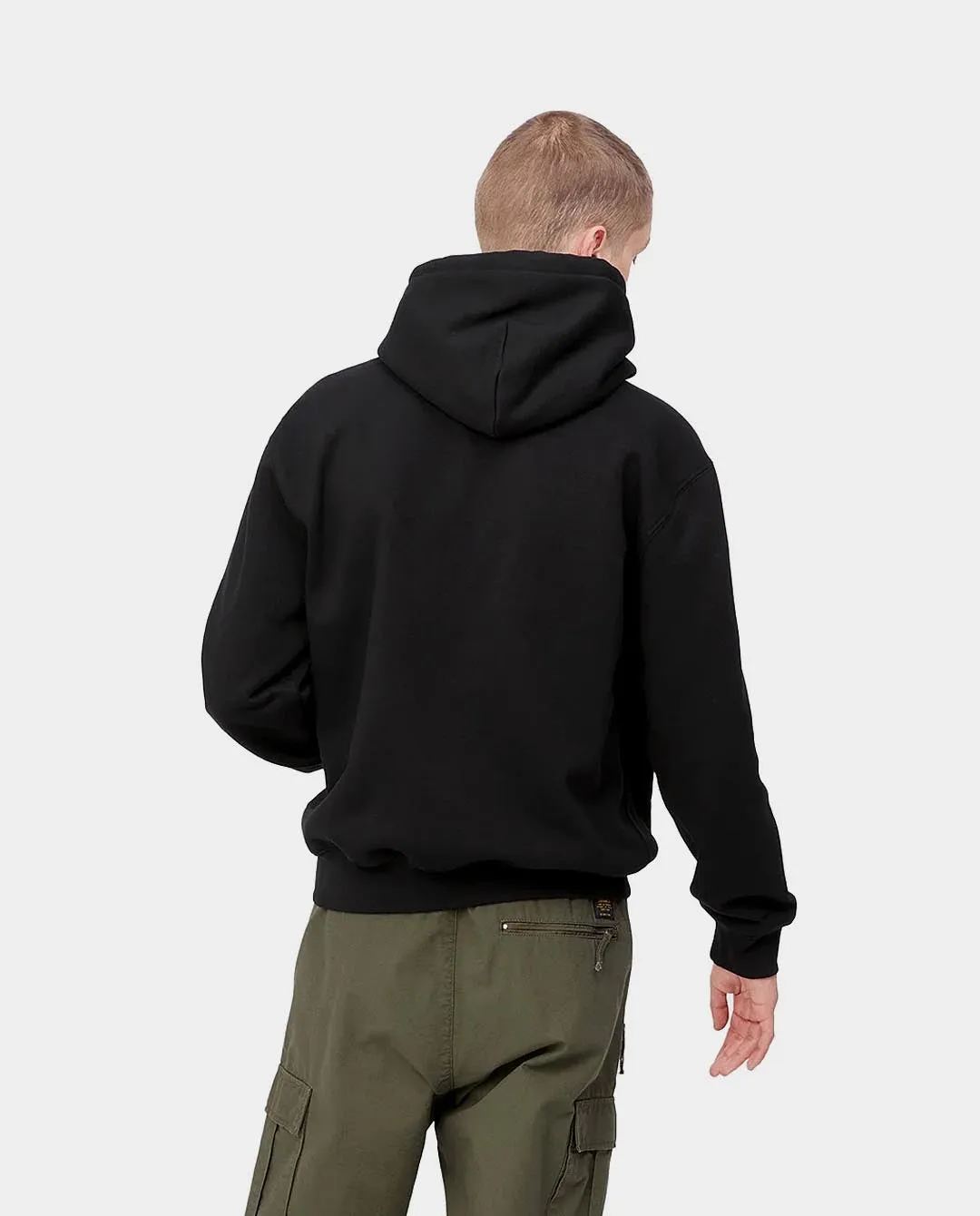 Carhartt WIP - Hooded Carhartt Sweat - Black/White