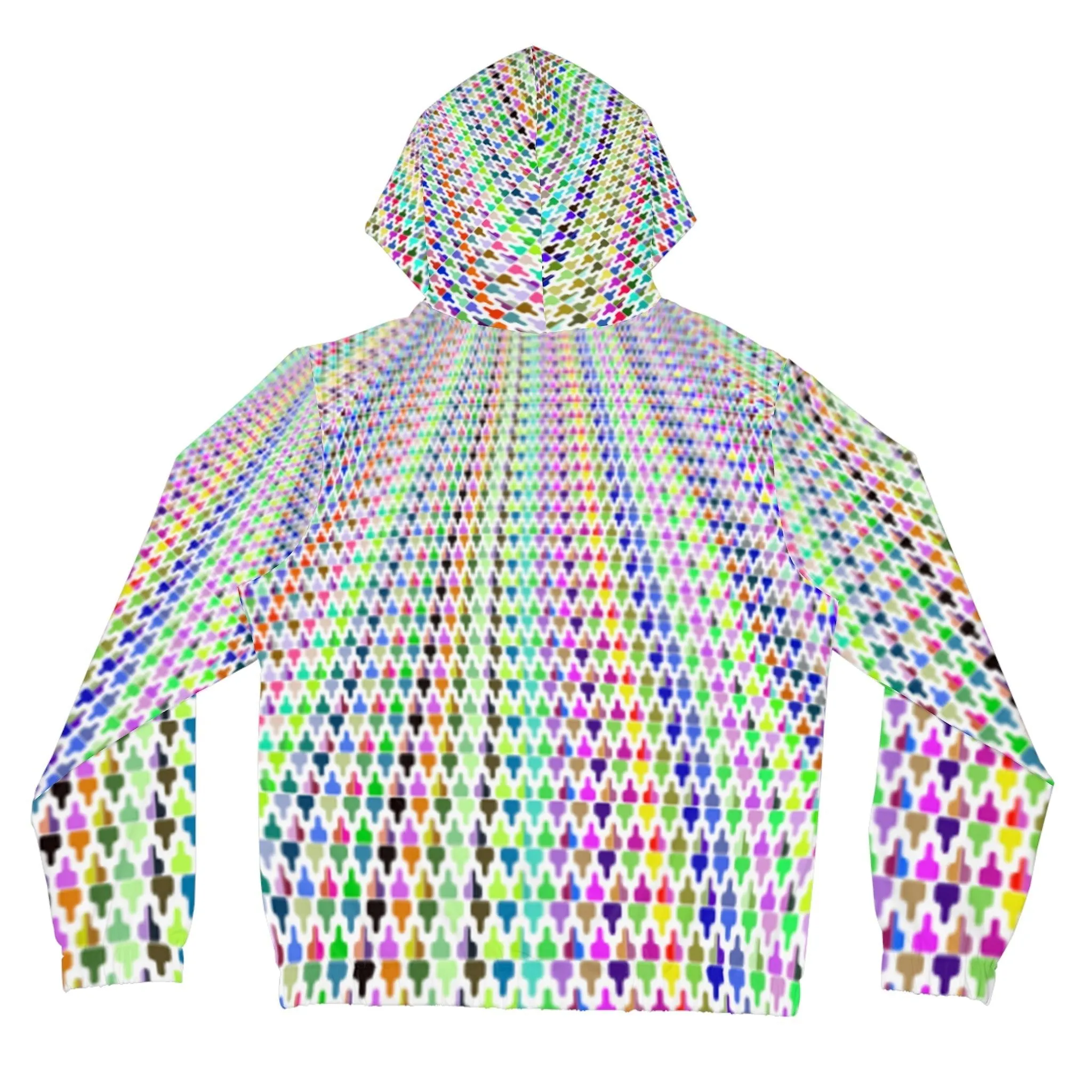 Colorfull Pattern Women’s Full-Zip Hoodie