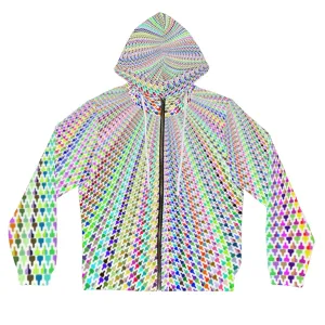 Colorfull Pattern Women’s Full-Zip Hoodie