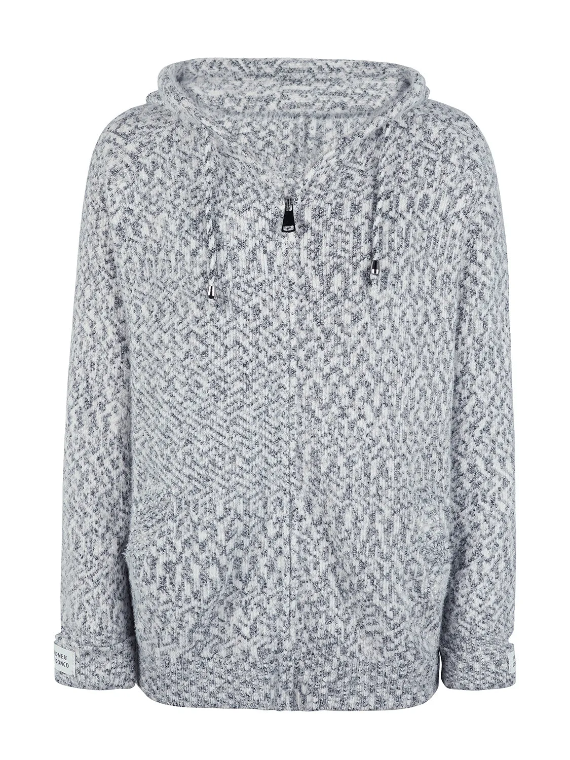 Hazy Horizon Zip-Up Hooded Sweater