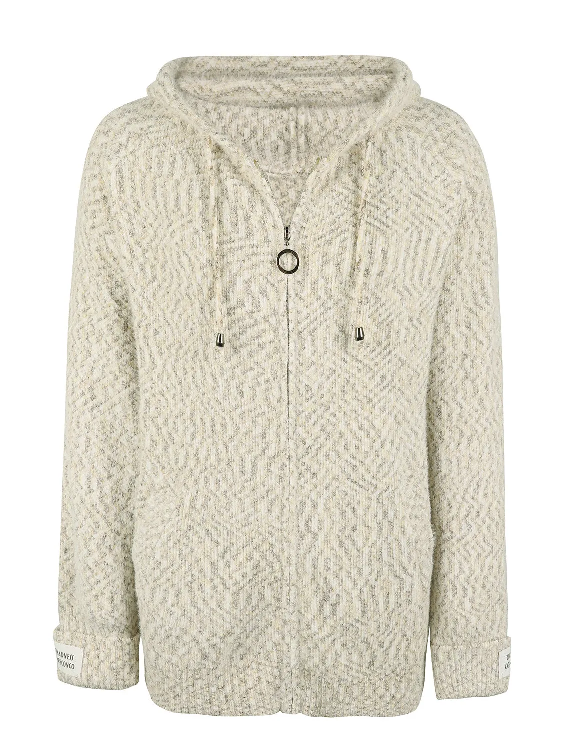 Hazy Horizon Zip-Up Hooded Sweater