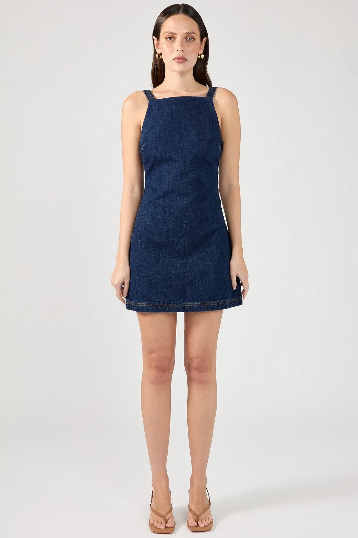 Indigo Denim Mini Dress