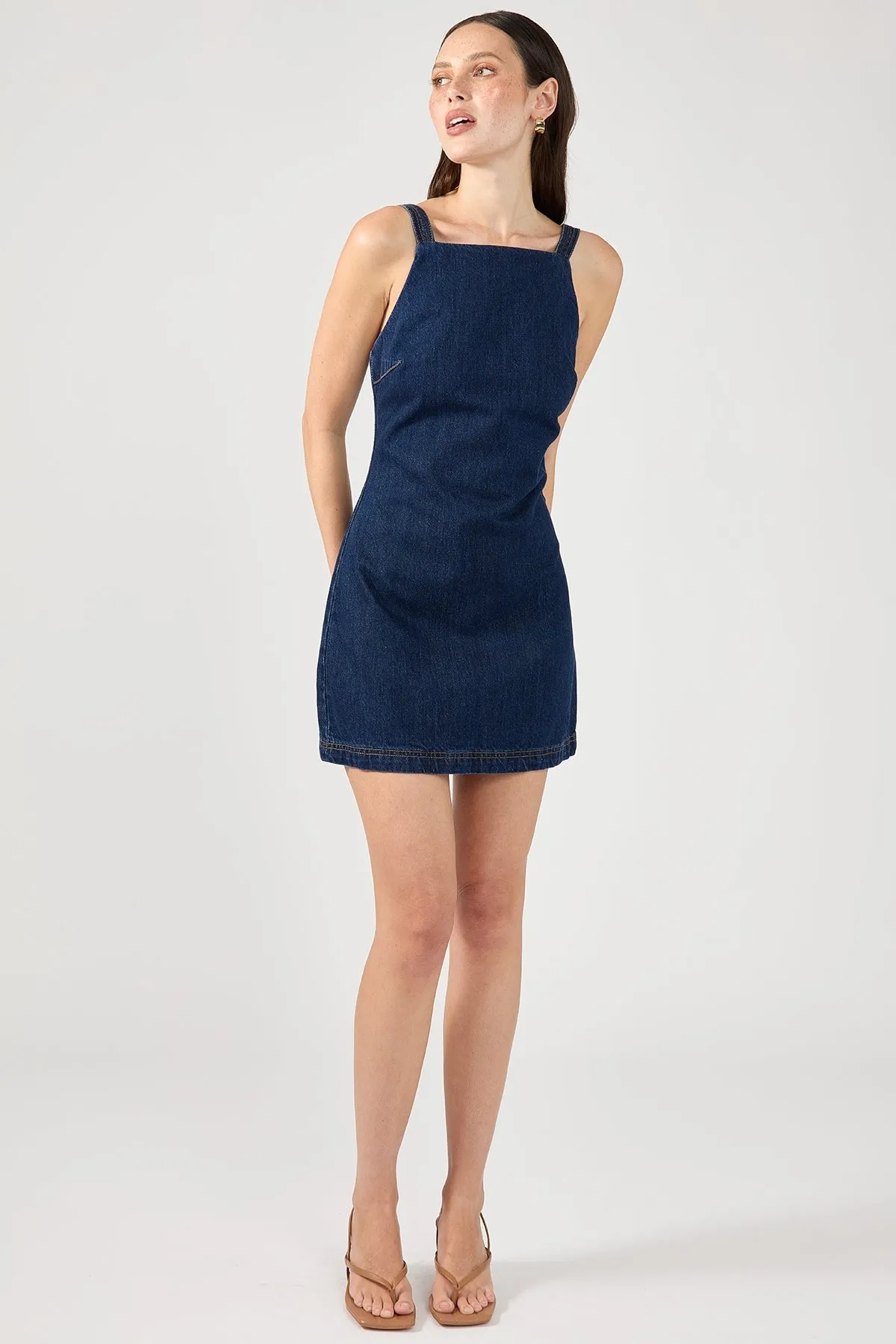 Indigo Denim Mini Dress