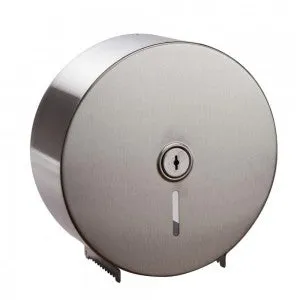 Jumbo Toilet Roll Dispenser Stainless Steel, Single Roll (DTJSS) (Order in item)