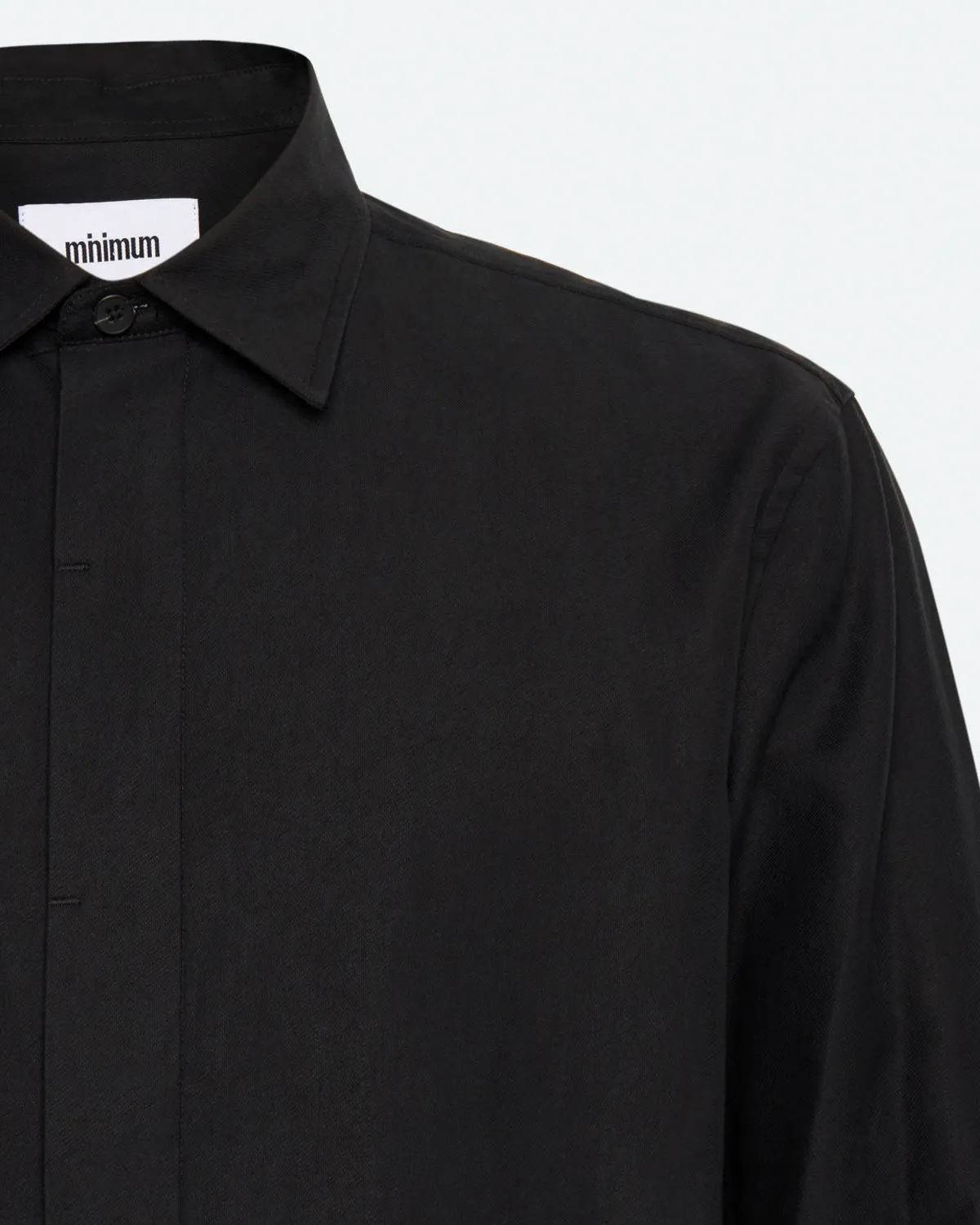 Kader relaxed long sleeved shirt 3961 - Black