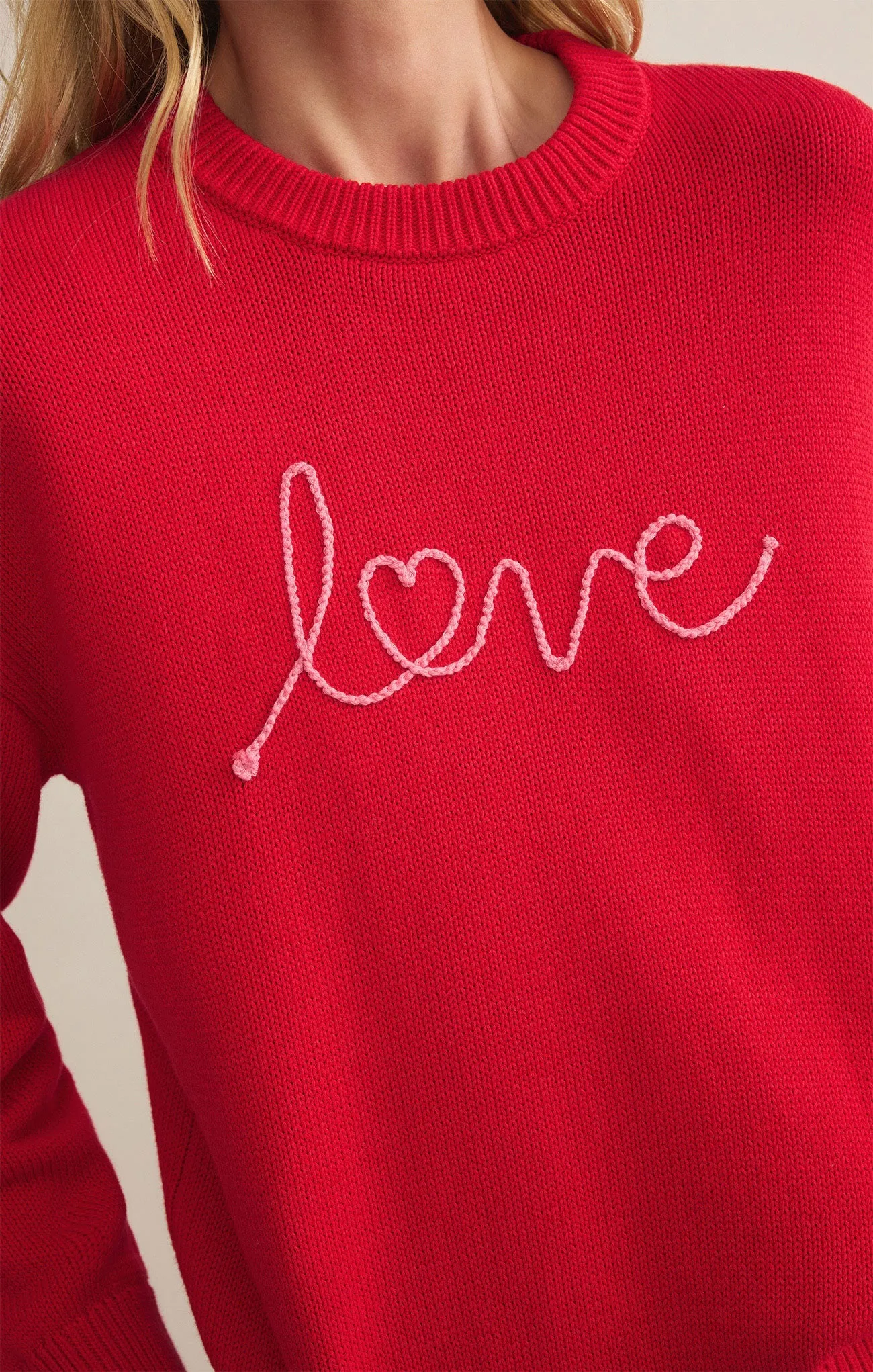 Love Notes Boyfriend Sweater