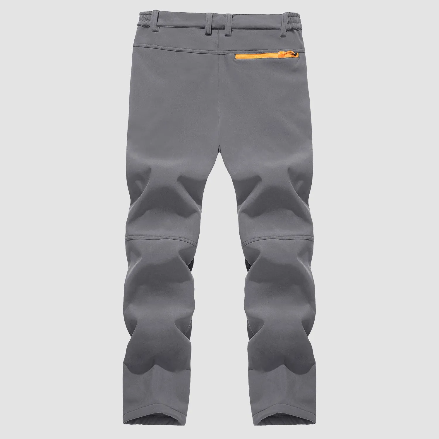 Men's Fleece Lined Softshell Pants Water Resistant Ski Pants