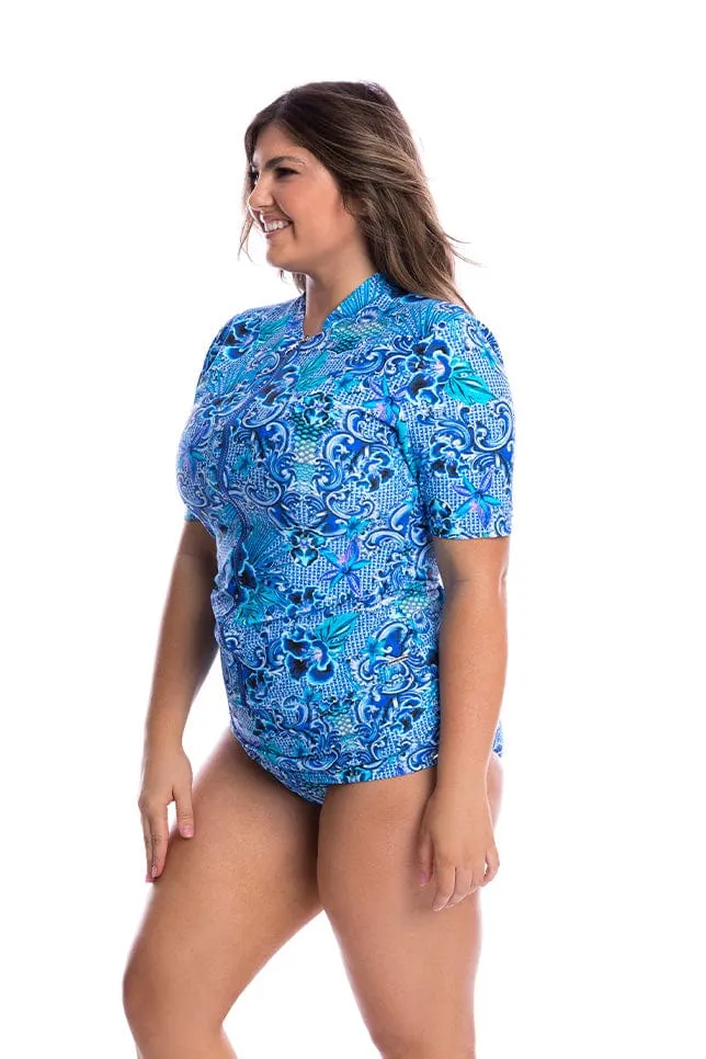 Mermaid Short Sleeve Rash Vest