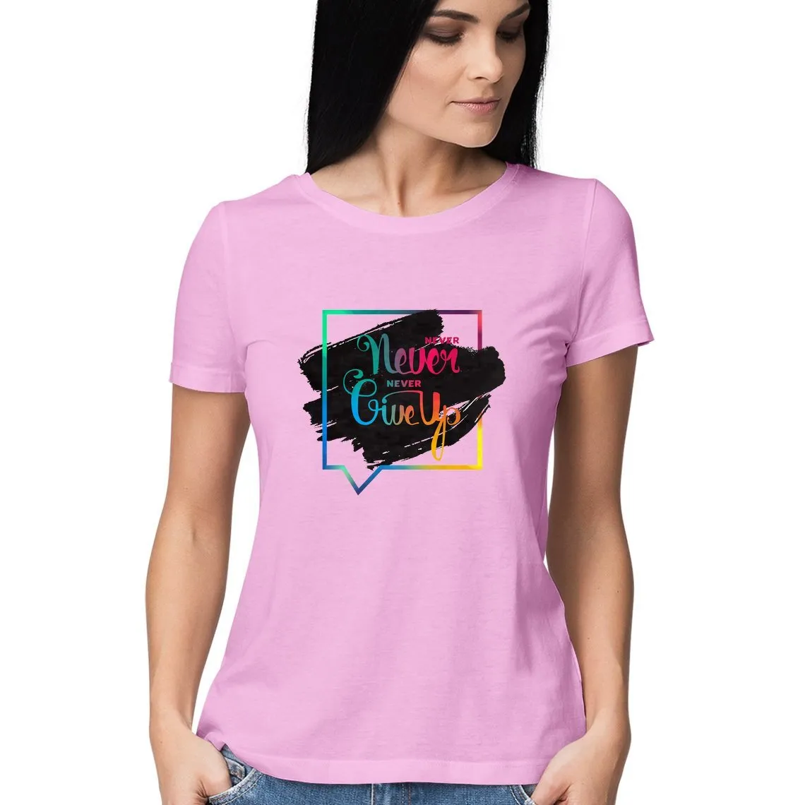 Never GiveUp T-Shirt - WSS00006