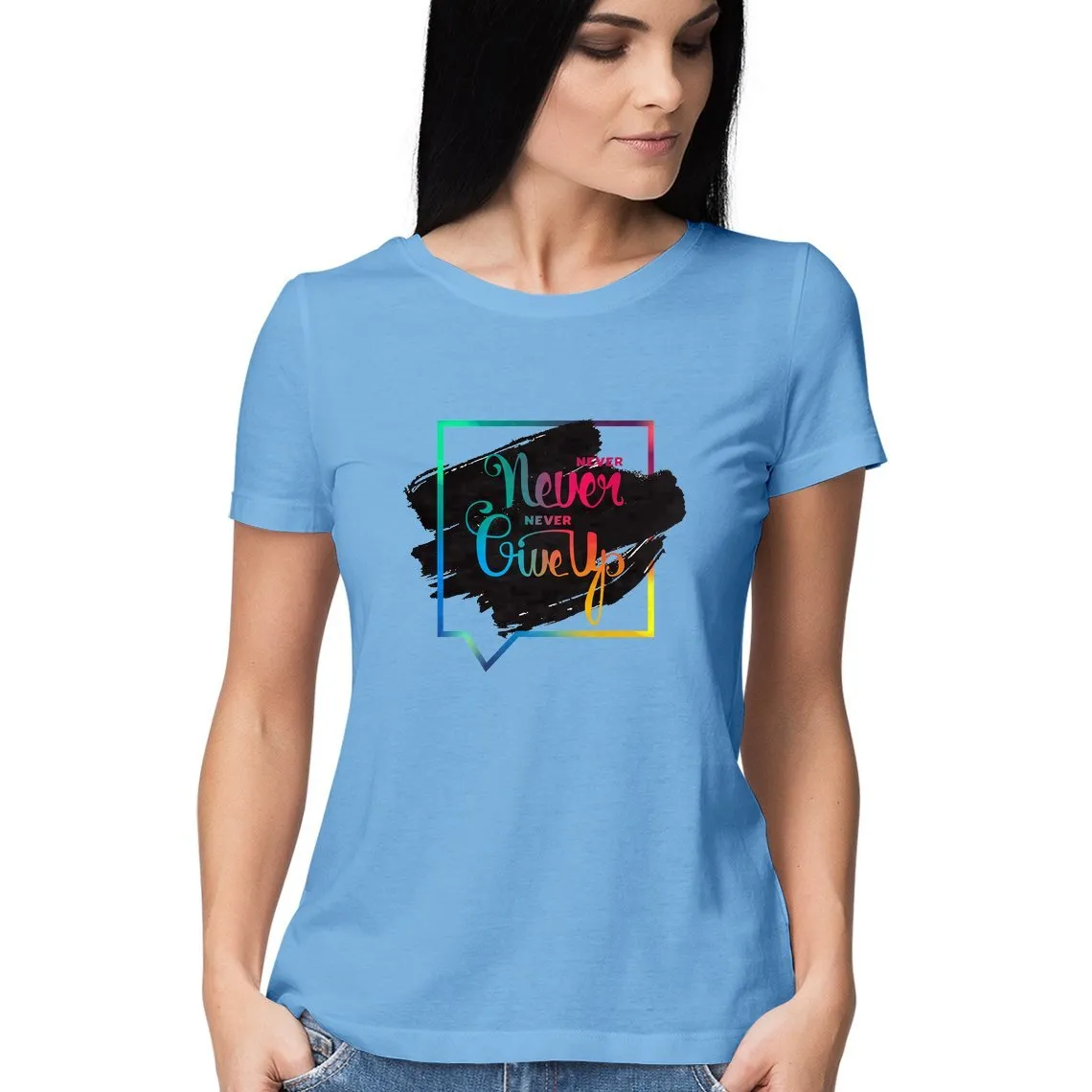 Never GiveUp T-Shirt - WSS00006