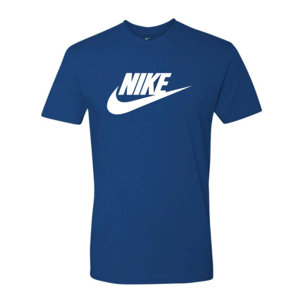 Nike Men's T-Shirt Logo Swoosh Printed Athletic Active Short Sleeve Shirt