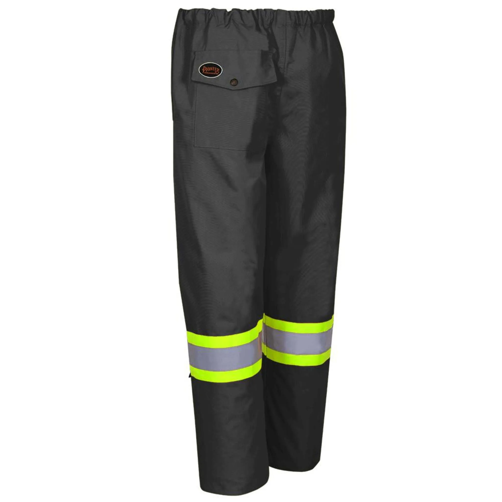 Pioneer Men's Hi Vis Work Pants, CSA Certified - 450D Oxford Poly, Waterproof, Windproof, Reflective Tape, StarTech Safety Gear | Sizes S-4XL