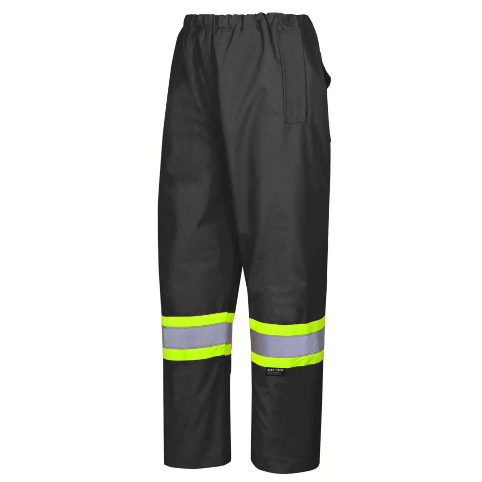 Pioneer Men's Hi Vis Work Pants, CSA Certified - 450D Oxford Poly, Waterproof, Windproof, Reflective Tape, StarTech Safety Gear | Sizes S-4XL