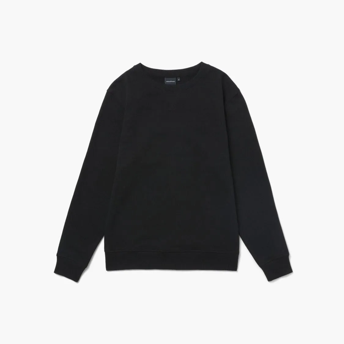 Recycled Fleece Sweatshirt (Black)