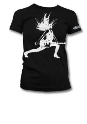 The Balconies Lunge Girls Black T-Shirt