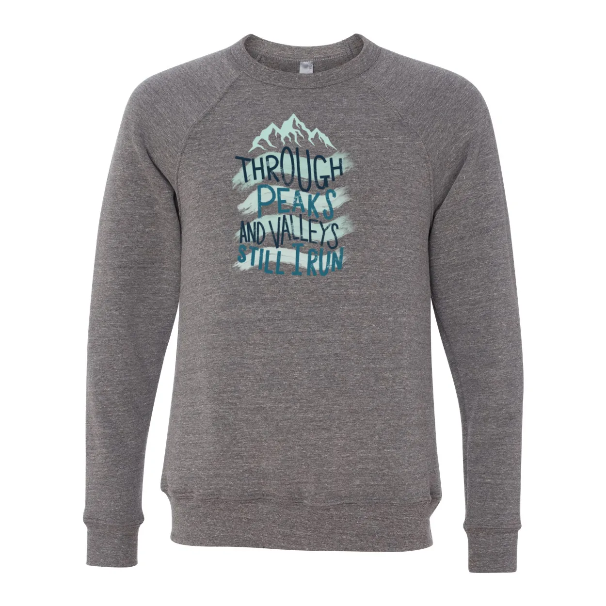 Through Peaks and Valleys Unisex Crewneck Sweatshirt