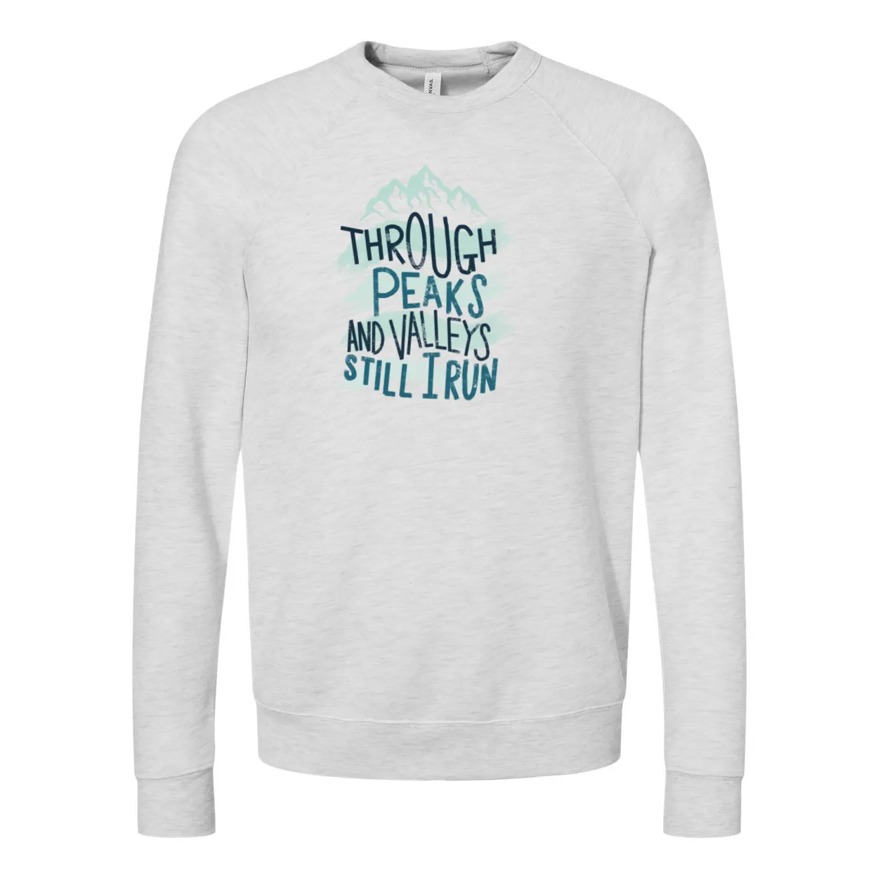 Through Peaks and Valleys Unisex Crewneck Sweatshirt