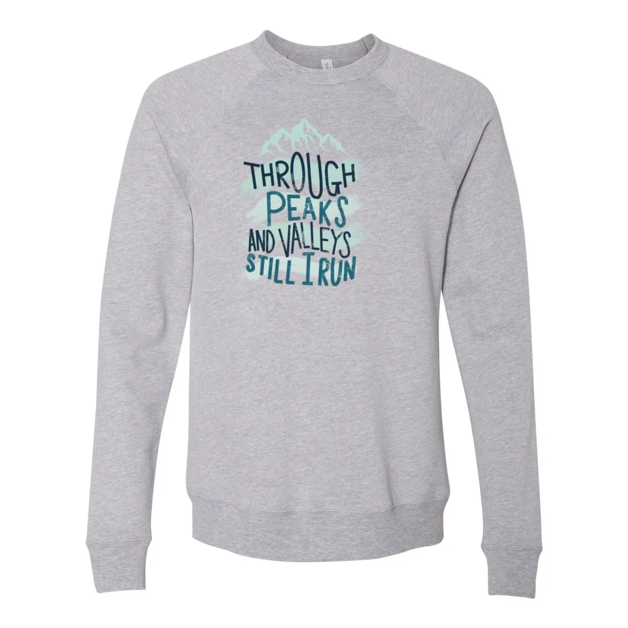 Through Peaks and Valleys Unisex Crewneck Sweatshirt