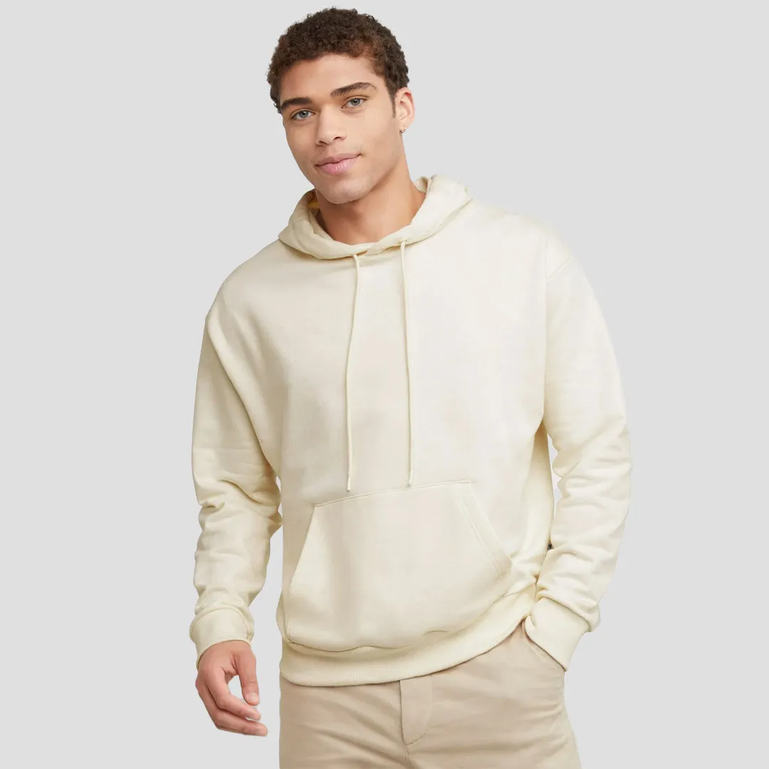 Unisex Premium Fleece - Plain Cream Hoodie