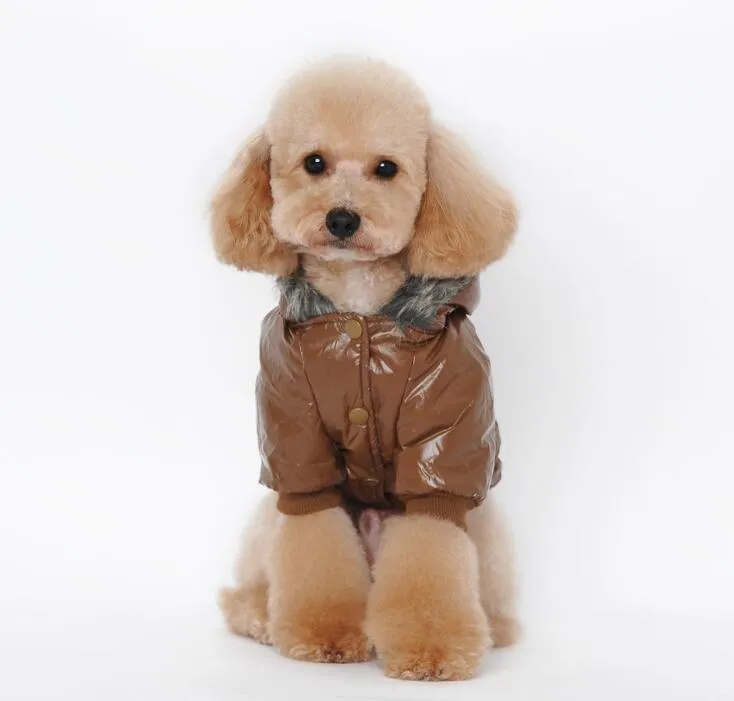 Waterproof Pet Dog Warm Clothes Puppy Jumpsuit Hoodies Vest