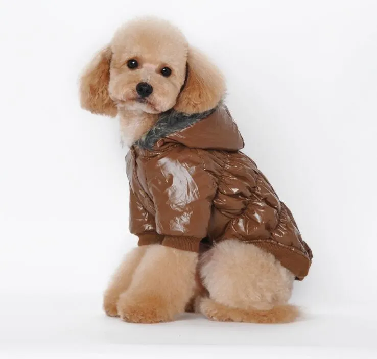 Waterproof Pet Dog Warm Clothes Puppy Jumpsuit Hoodies Vest