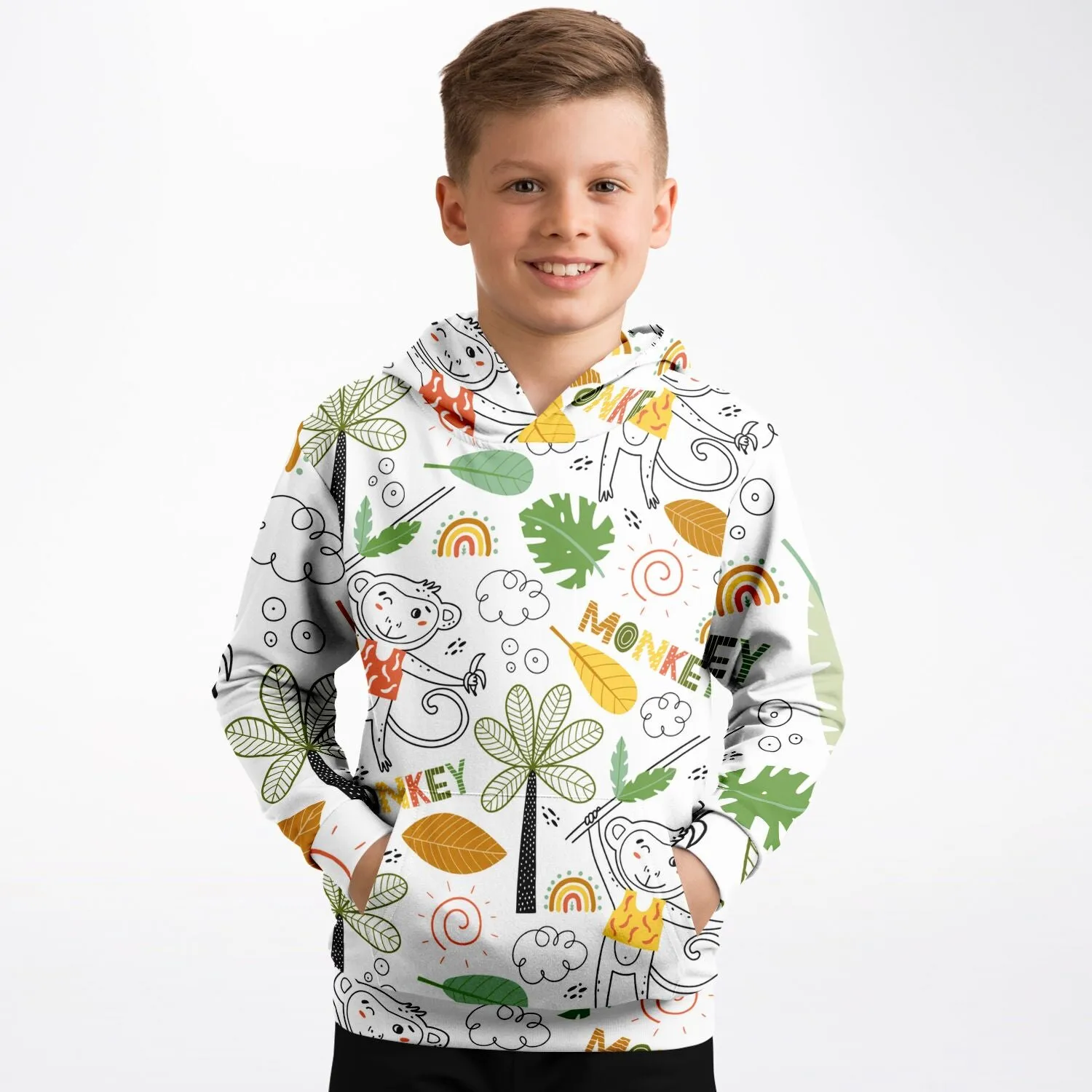 Wild and Witty Monkey Safari Hoodie