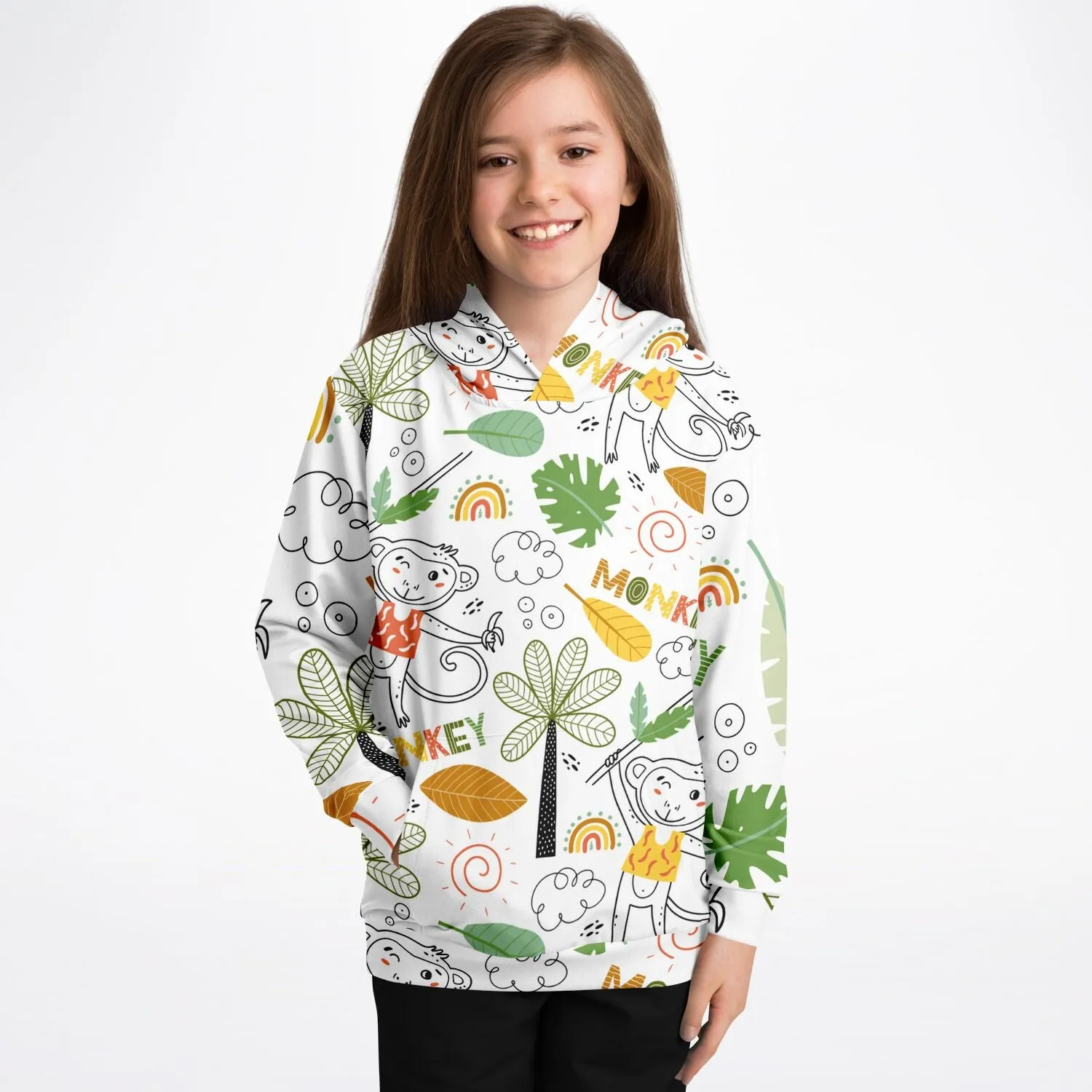 Wild and Witty Monkey Safari Hoodie