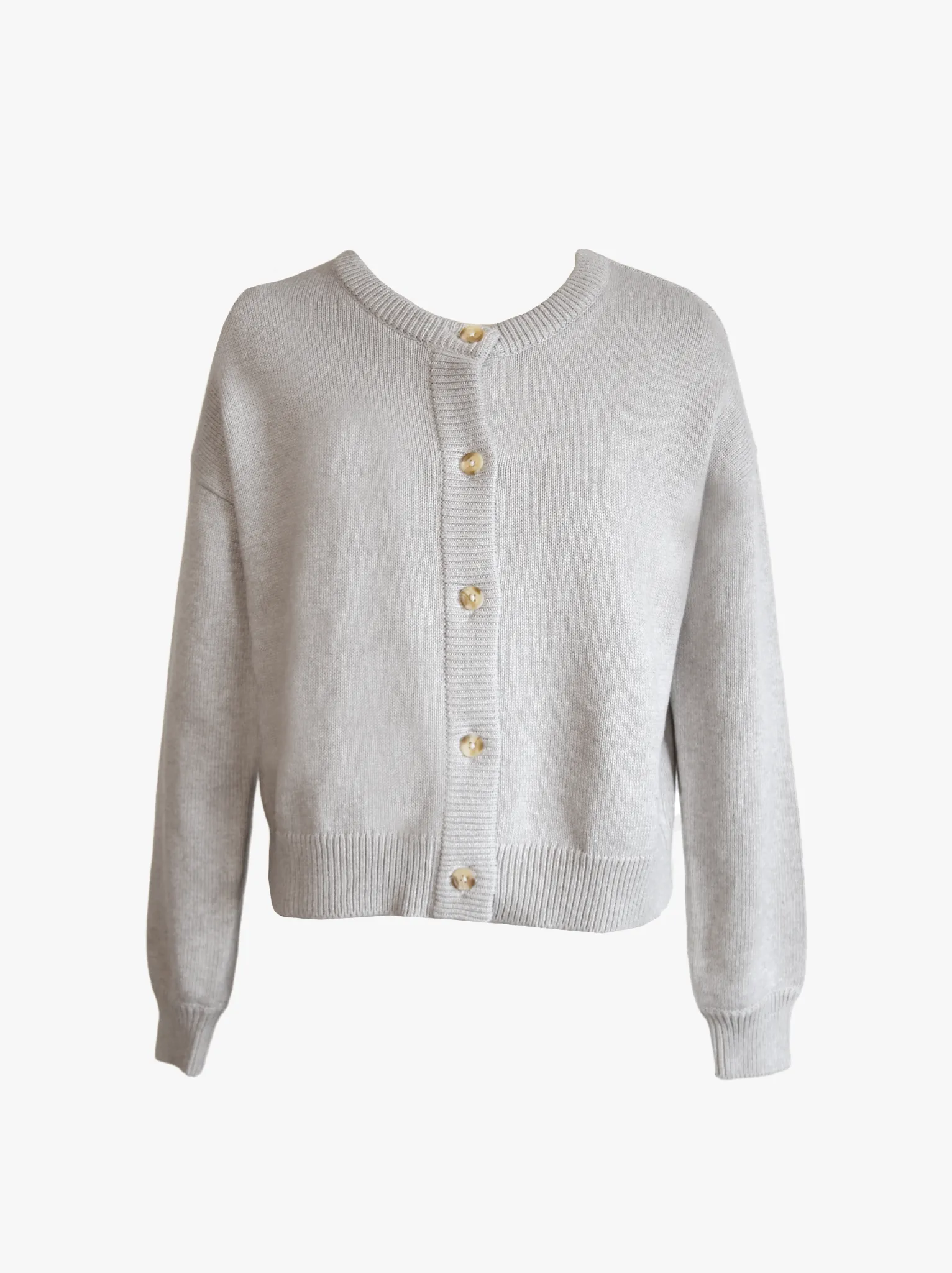 Willow Classic Cardigan - Heather Grey